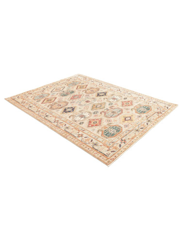 Rug Kazak Fine Pakistan 167x218 Beige Cream