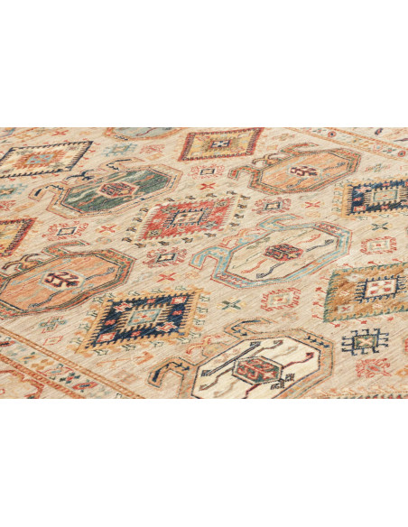 Rug Kazak Fine Pakistan 167x218 Beige Cream