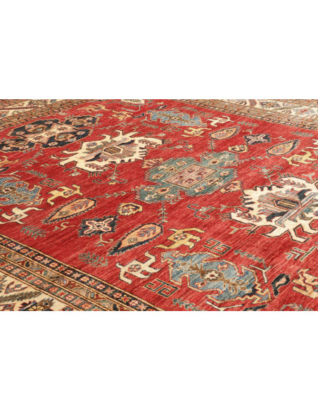 Rug Kazak Fine Pakistan 255x300 Terracotta Red