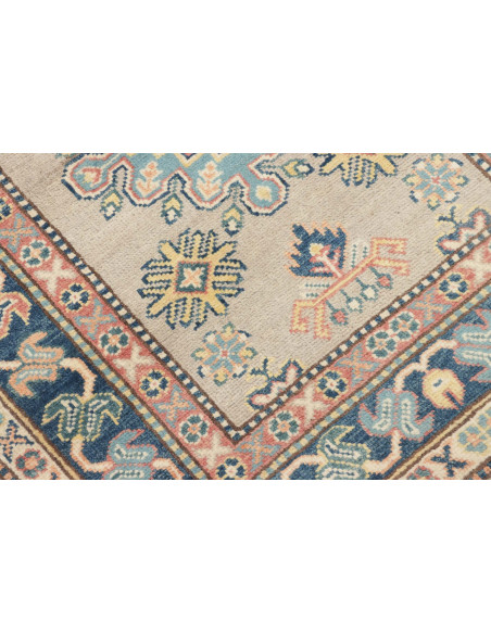 Rug Kazak Afghanistan 84x240 Light Beige Blue