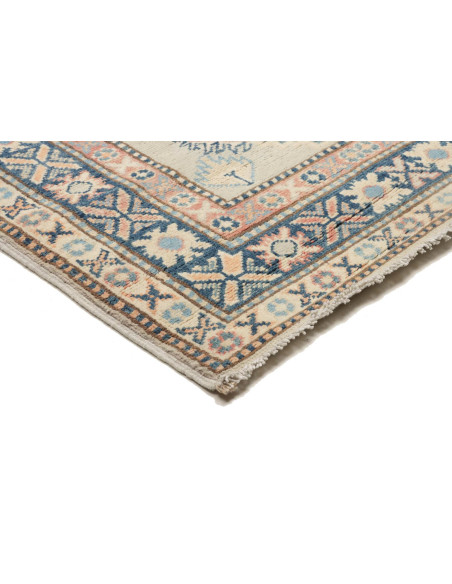 Rug Kazak Afghanistan 90x312 Beige Blue