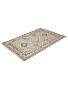 Rug Kazak Afghanistan 120x179 Pale Blue Navy Bl 2