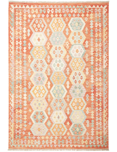 Tappeto Kilim Afghanistan giallo 201x293