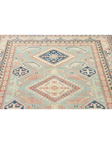 Rug Kazak Afghanistan 120x179 Pale Blue Navy Bl