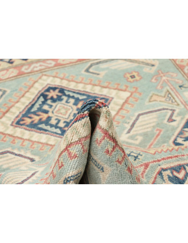 Rug Kazak Afghanistan 120x179 Pale Blue Navy Bl