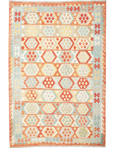 Tappeto Kilim Afghanistan bianco 197x291