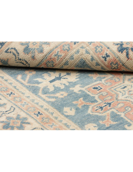 Rug Kazak Afghanistan 95x138 Sky Blue Cream
