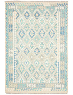 Tappeto Kilim Afghanistan 167x244 Blu Azzurro