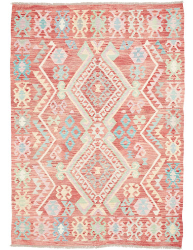 Rug Kilim Afghanistan 172x240 Terracotta Red Aq