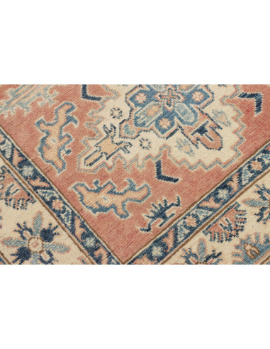 Rug Kazak Afghanistan 101x155 Terracotta Cream