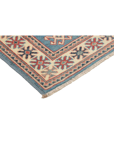 Tappeto Kazak Afghanistan 62x85 Blu Rosso Terra