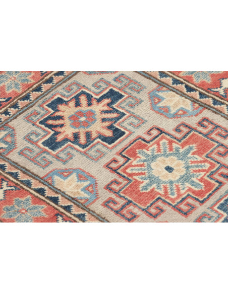 Tappeto Kazak Afghanistan 64x88 Grigio-beige Te