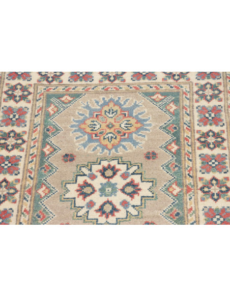 Rug Kazak Afghanistan 62x94 Beige Blue