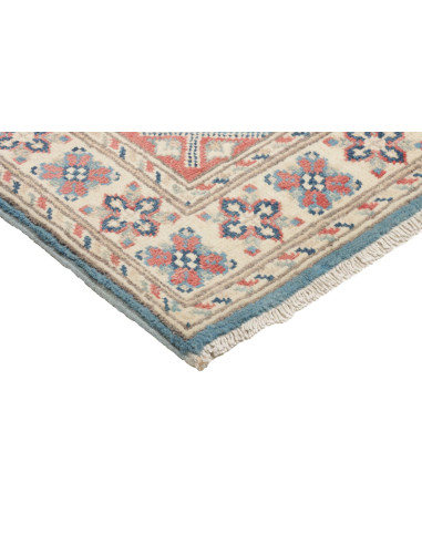 Tappeto Kazak Afghanistan 62x90 Azzurro Crema