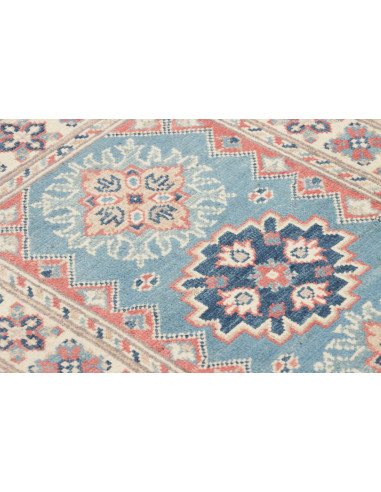 Rug Kazak Afghanistan 62x90 Light Blue Cream