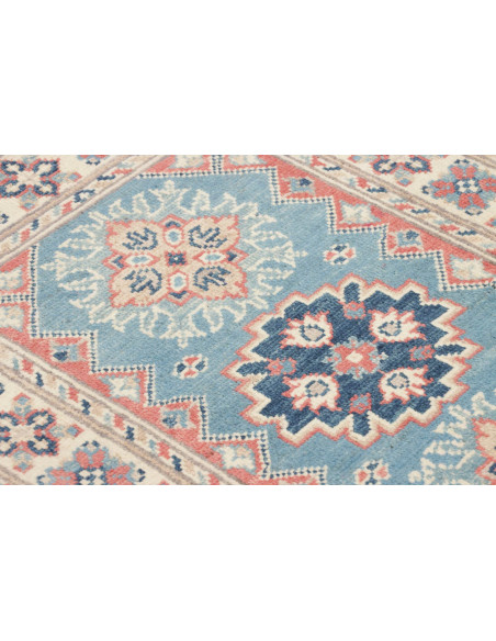 Rug Kazak Afghanistan 62x90 Light Blue Cream