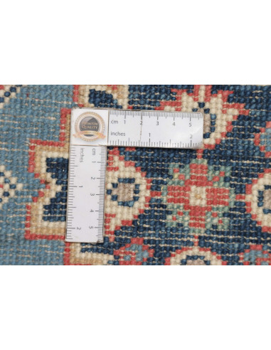 Tappeto Kazak Afghanistan 62x90 Azzurro Crema