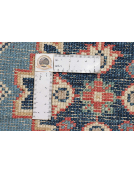 Rug Kazak Afghanistan 62x90 Light Blue Cream