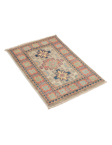 Tappeto Kazak Afghanistan 57x87 Beige Corallo