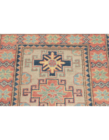 Tappeto Kazak Afghanistan 57x87 Beige Corallo