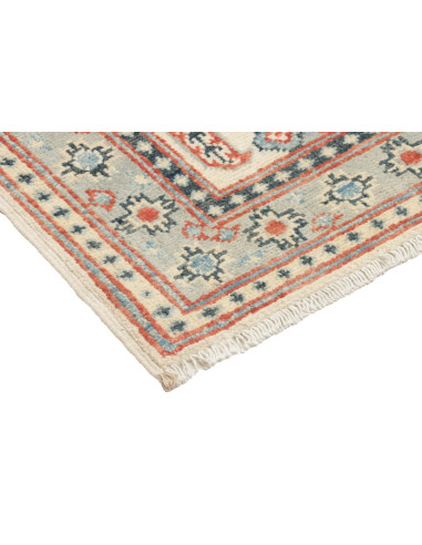 Rug Kazak Afghanistan 60x90 Cream Blue
