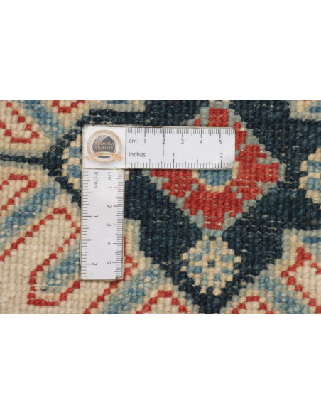 Rug Kazak Afghanistan 60x90 Cream Blue