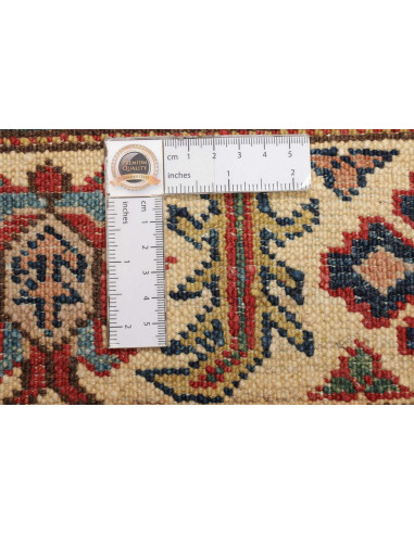 Tappeto Kazak Fine Pakistan azzurro arancione 153x208