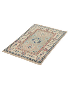 Rug Kazak Afghanistan 62x86 Beige Blue 2