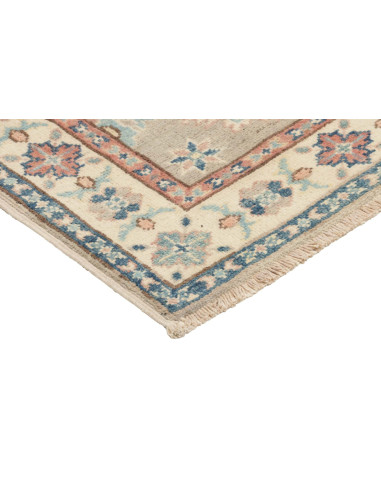 Tappeto Kazak Afghanistan 62x86 Beige Blu