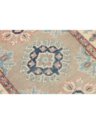 Tappeto Kazak Afghanistan 62x86 Beige Blu