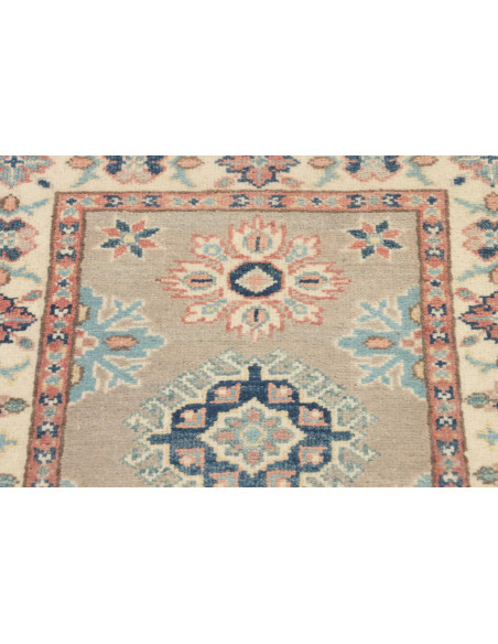 Tappeto Kazak Afghanistan 62x86 Beige Blu
