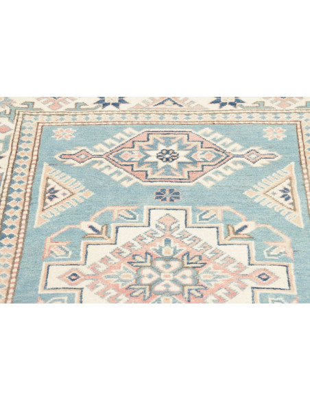 Rug Kazak Afghanistan 100x156 Aquamarine Blue
