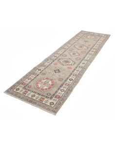 Rug Kazak Afghanistan 85x291 Taupe Cream 2