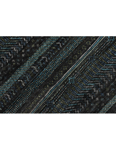 Rug Royal Gabbeh Pakistan 90x428 Deep Navy Teal