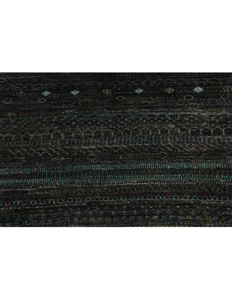 Rug Royal Gabbeh Pakistan 90x428 Deep Navy Teal
