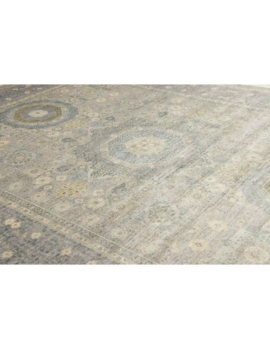 Tappeto Mamlouk Pakistan 275x368 Blu-grigio Cre