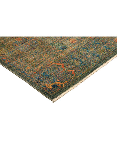 Rug Mamlouk Pakistan 154x202 Aged Moss Green Br