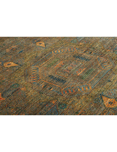 Rug Mamlouk Pakistan 154x202 Aged Moss Green Br