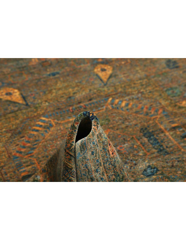 Rug Mamlouk Pakistan 154x202 Aged Moss Green Br