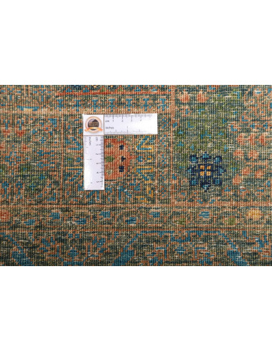 Rug Mamlouk Pakistan 154x202 Aged Moss Green Br