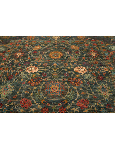 Rug Shahi Fine Pakistan 202x295 Petrol Blue Tea