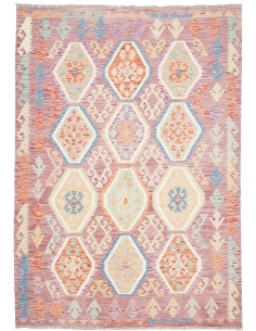 Rug Kilim Afghanistan 173x248 Muted Purple Dust