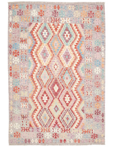 Rug Kilim Afghanistan 176x253 Lavender Grey Ter