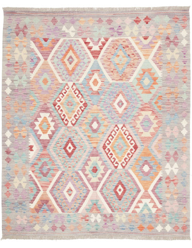 Rug Kilim Afghanistan 157x191 Muted Grey-lilac
