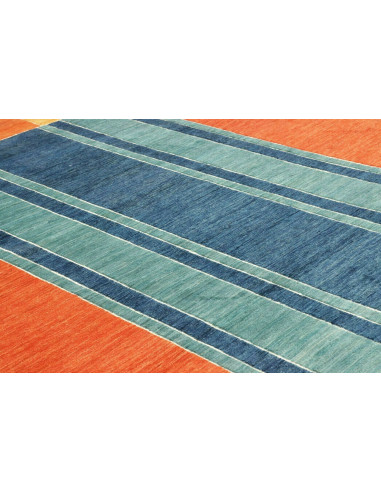 Rug Barjesta Pakistan 196x286 Rust Orange Navy