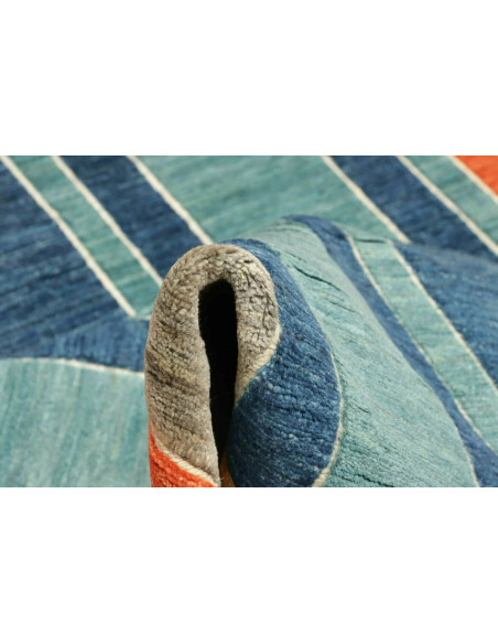 Rug Barjesta Pakistan 196x286 Rust Orange Navy