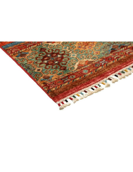 Rug Samarkand Pakistan 84x116 Teal Terracotta