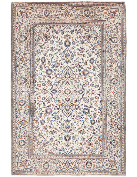 Kashan 195x302 Cm Kashan, Persia, Lana Cardata A Mano
