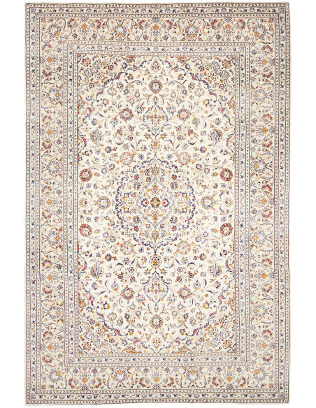 Kashan 205x312 Cm Kashan, Persia, Lana Cardata A Mano