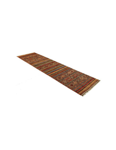 Tappeto Samarkand Pakistan 80x298 Rosso Terraco